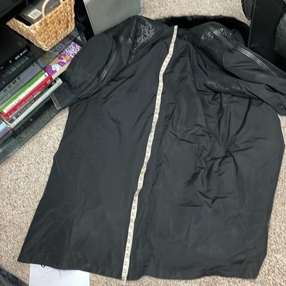 Vintage 90s Ankle length fur coat with removable fur vest duster - Picture 9 of 9